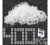 TUAKIMCE Tile Leveling System 2mm, 400pcs Tiles Spacer Clips for Ceramic Tile and Stone Installation,Tiles Leveler Spacer Clips for Spacers Wall Floor 2mm, Spacers Only