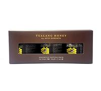 Tualang Honey 50g x 3 Jars (Black, Red, Yellow Honey) | TA 9.5+ to 11.5+ | Pollen Count 2.4M+ to 3.2M+ | Pollen Variety 100+ | Wild-ripening on 250ft Treetop | Raw, Unpasteurised, Unfiltered