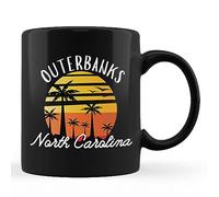 TUANDANG GOOD DEAL Outer Banks North Carolina NC Cities Clothes Pullover Black Coffee Mug 11oz…