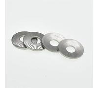 Tuanie Lnanqing-Seal Washer M3 M4 M5 M6 M8 M10 M12 M16 Lock Washers Serrated Conical Spring Washer Stainless Steel, firmly and durable (Inner Diameter : Medium M10(10PCS))