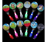 Tuanse 30 Pcs Passover Plague Finger Lights Gifts Bulk for Kids Glow in the Dark Finger Lights Pesach Seder Decorations Playful Learning Jewish Holiday Party Favors Educational Goodie Bag Rewards