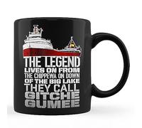 Tuantuyetvoi Edmund Fitzgerald They call Gitche gumee Black Coffee Mug 11oz…