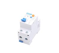 TUANZUN DC Circuit Breaker, Miniature Circuit Breaker NXBLE-63Y 6A 10A 16A 32A 63A 10MA 0.01A 30MA 0.03A RCBO 1P+N Residual Current Circuit Breaker Over Leakage Protection(30MA 1P 1N,63A)