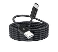 tuare USB C Charger Cable 3M, 10ft PS5 Controller Long Fast Charging Type C cable, Nylon USB Type C Cable Compatible for Samsung Galaxy S25 S24 Ultra S21, Pixel, iPhone16, Huawei, Switch, Steam etc.