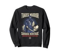 Tuareg Amazigh Desert Warrior Blue Men Sahara Heritage Tee Sweatshirt