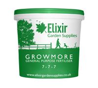 (Tub, 10kg) Elixir Gardens | Growmore 7-7-7 Special Blend All Round General Purpose Fertiliser | 500g - 25kg Bag or Tub