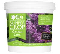 (Tub, 20kg) Elixir Gardens | Bumper Crop | Garden Lime | Fix Soil pH | 1kg - 25kg | Bag or Tub
