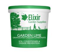 (Tub, 20kg) Elixir Gardens Granular Garden Lime Agricultural Limestone pH Soil Improver Calcium Magnesium |1kg - 25kg | supplied in a Bag or Re-Sealable Tub