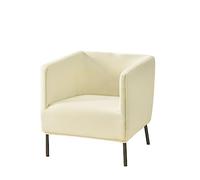 Tub Chair Cover, Square Sofa Cover Spandex Armchair Covers Stretch Single Sofa Slipcovers for Living Room Elastic Solid Color Ottoman Stool Cover (Color : A12 Armchair Cover)