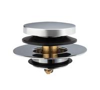 Tub Drain Renovations Set with Simple Installation Overflows Plate & Toe Press Stoppers Bathtub Drain Replacement Trim Resistant Bathroom Accessory