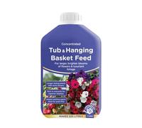 Tub & Hanging Basket Feed, Strong Root Development, Encourages Continuous Flowering, Enhances Leaf Vibrancy, Easy-to-Apply, Outdoor Garden Spaces, Balconies, Terraces, Longer-Lasting Plants, 1L