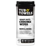 Tub O Towels Tub O’ Towels Heavy Duty Chrome Wipes - Clean, Shine & Protect, 40 Count Wipes, TW40-CHR