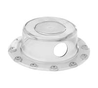 Tub Overflow Cover - Bathtub Suction Cup Drain Stopper | Transparent Shield For Deeper Bath, Water Level Extender, Bathroom Relaxing Hardware, Plumbing Seal, Universal Fit Guard, Clear Cap