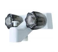 Tub Shower Faucet for RV Use in Travel For Trailers Campers and Motorhomes with Compact Form Factor and Dual Handle Water Control System (B)