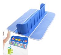 Tub Topper Splash Guard - Shelf Area for Kids Bathtub - Kids Bath Tub Shelf Organizer with Suction Cup, Bath Toy Storage for Baby Bath Toys