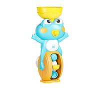 Tub Toys - Waterfall Bathtub Toy, Suction Cup Frog Shape Water Educational Game, Age 3+ Boys Girls Sensory Play, Home Pool Travel Hotel Outdoor, Interactive Gear Bathroom Accessory
