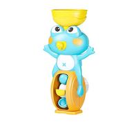 Tub Water Toys - Frog Shaped Bath Playset, Suction Cup Water Activity Boys, Interactive Sensory Feature for Learning Play, Home Pool Details for Travel Outdoor Fun Accessory