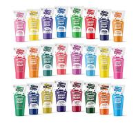 Tub Works Bathtub Finger Paint Soap 24 Pack | Non-Toxic Washable Bath Paint for Toddlers & Kids Bath | Ideal Toddler Bath Toys for Creative Play