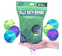 Tub Works Jelly Bath Slime Bombs 6 Pack | Bath Bombs for Kids That Turn Bath Water Into Colorful Jelly Slime | Nontoxic | Unique Kids Bath Bombs with