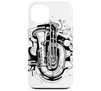 Tuba Comic Look Brass Player Music Lessons Case for iPhone 13