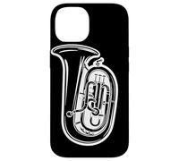 Tuba Drawing Jazz Music Case for iPhone 14