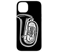 Tuba Drawing Jazz Music Case for iPhone 14 Plus
