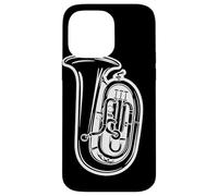 Tuba Drawing Jazz Music Case for iPhone 14 Pro Max