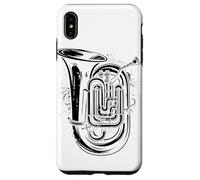 Tuba Drawing Orchestra Jazz Music Case for iPhone XS Max