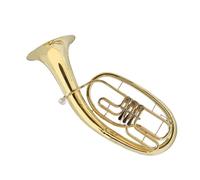 Tuba Four Key Euphonium In B Flat With Lacquered Gold