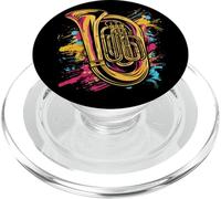 Tuba Graffiti Wind Instrument PopSockets PopGrip for MagSafe