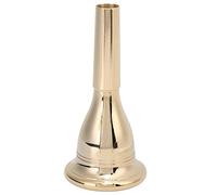 Tuba Horn Mouthpiece 13.3mm, Bass Brass Copper Mouthpiece for Musical Instruments, Durable Copper Alloy with Anti - Design, Perfect for Professional Tuba Players and Begi (Gold)