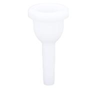 Tuba Mouthpiece, ABS Plastic Wind Instrument Accessories, White - Durable Material, Lightweight Design, Suitable for Novice and Professional Players