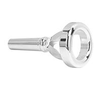 Tuba Mouthpiece, Classic Sousaphone Mouthpiece Silver Coating Musical Exercising Standard for Intermediate and Advanced Players for Musical Performance
