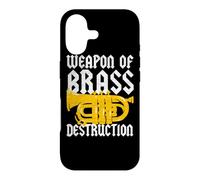 Tuba Player Weapon Of Brass Destruction Marching Band Tuba Case for iPhone 17