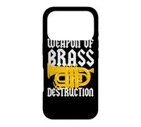 Tuba Player Weapon Of Brass Destruction Marching Band Tuba Case for iPhone 17 Pro