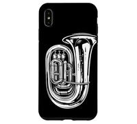 Tuba Sketch Orchestra Jazz Music Case for iPhone XS Max