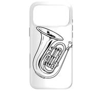 Tuba Sketch Orchestra Wind Instrument Case for iPhone 17 Pro Max