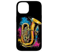 Tuba Streetart Brass Player Jazz Music Case for iPhone 14