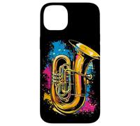 Tuba Streetart Brass Player Jazz Music Case for iPhone 14 Plus