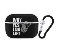 Tuba Why Yes I Do Lift Compatible with Airpod Pro Case Cover Skin with Keychain