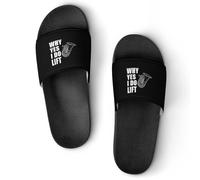 Tuba Why Yes I Do Lift Summer Mens Slippers Women Shower Shoes Sandals Beach Pool