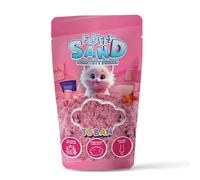 TUBAN Fluffy Sand - Fluffy Dynamic Sand 90 g - Play Sand - Kinetic Sand for Children - Toy - Non-Sticky - Lightweight - for Molds - Color Pink