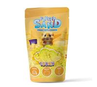 TUBAN Fluffy Sand - Fluffy Dynamic Sand 90 g - Play Sand - Kinetic Sand for Children - Toy - Non-Sticky - Lightweight - for Molds - Color Yellow