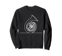 Tubas Line Art For Musicians Tuba Sweatshirt