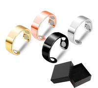 TUBAWD 4Pcs adjustable rings for women, Designed Fashionably and Elegantly, It Makes a Good Gift for Birthdays and Holidays, Suitable for Pairing with Daily Outfits