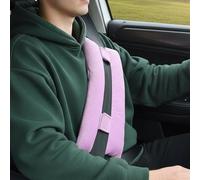 TUBAWD Mastectomy Pillow, Hysterectomy Pillow, Seat Belt Pillows for Mastectomy Post-Surgery Soft and Protection for Chest Chemotherapy Port Pacemaker, Abdominal Surgery for Women Gift (Gray) (Pink)