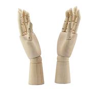 Tubayia 1 Pair Wooden Mannequin Hand Model Decorative Hand for Toy Jewellery Stand Watch Stand House Decoration