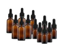 Tubayia 10pcs Essential Oil Bottle with Pipette Bottle Pipette Bottle Pipette Glass Bottle Brown Glass Bottle