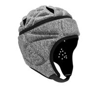 Tubayia Adults Rugby Headgear Scrum Cap Anti Collision Rugby Helmet Headguards Protective Goalkeeper Hat for Rugby Playing (Grey)