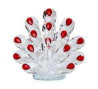 Tubayia Cute Peacock Model Statue Crystal Figure Arts Craft Ornaments Office Home Hotel Home Decor